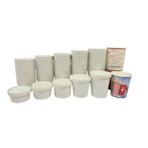 Plain White Food Containers